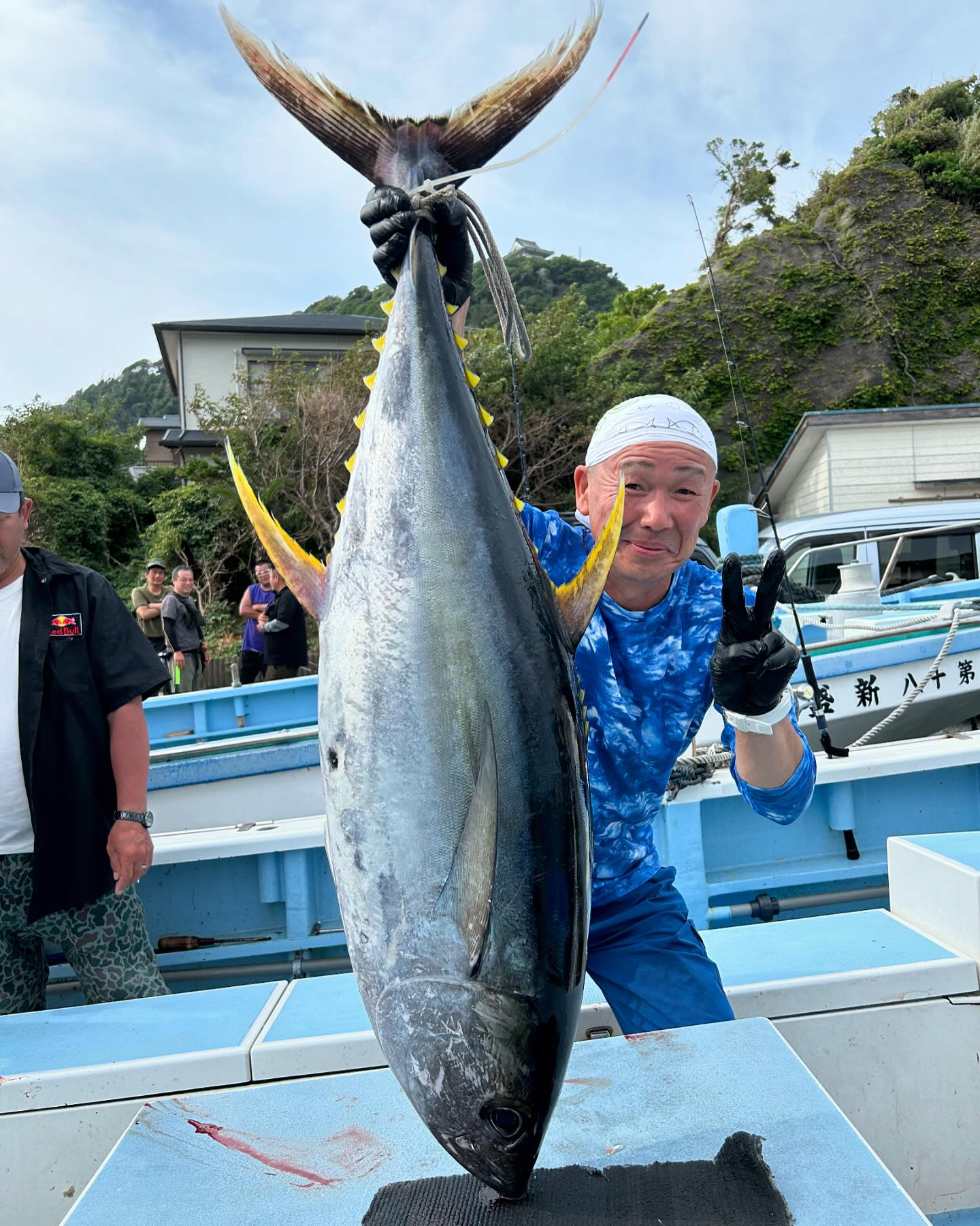 キハダマグロのフカセ船