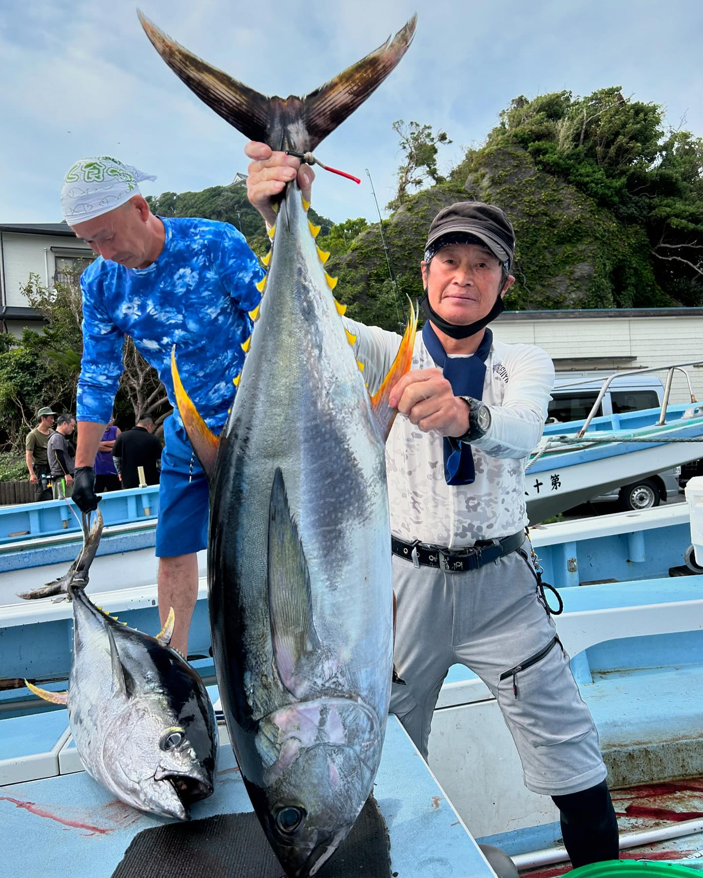 キハダマグロのフカセ船