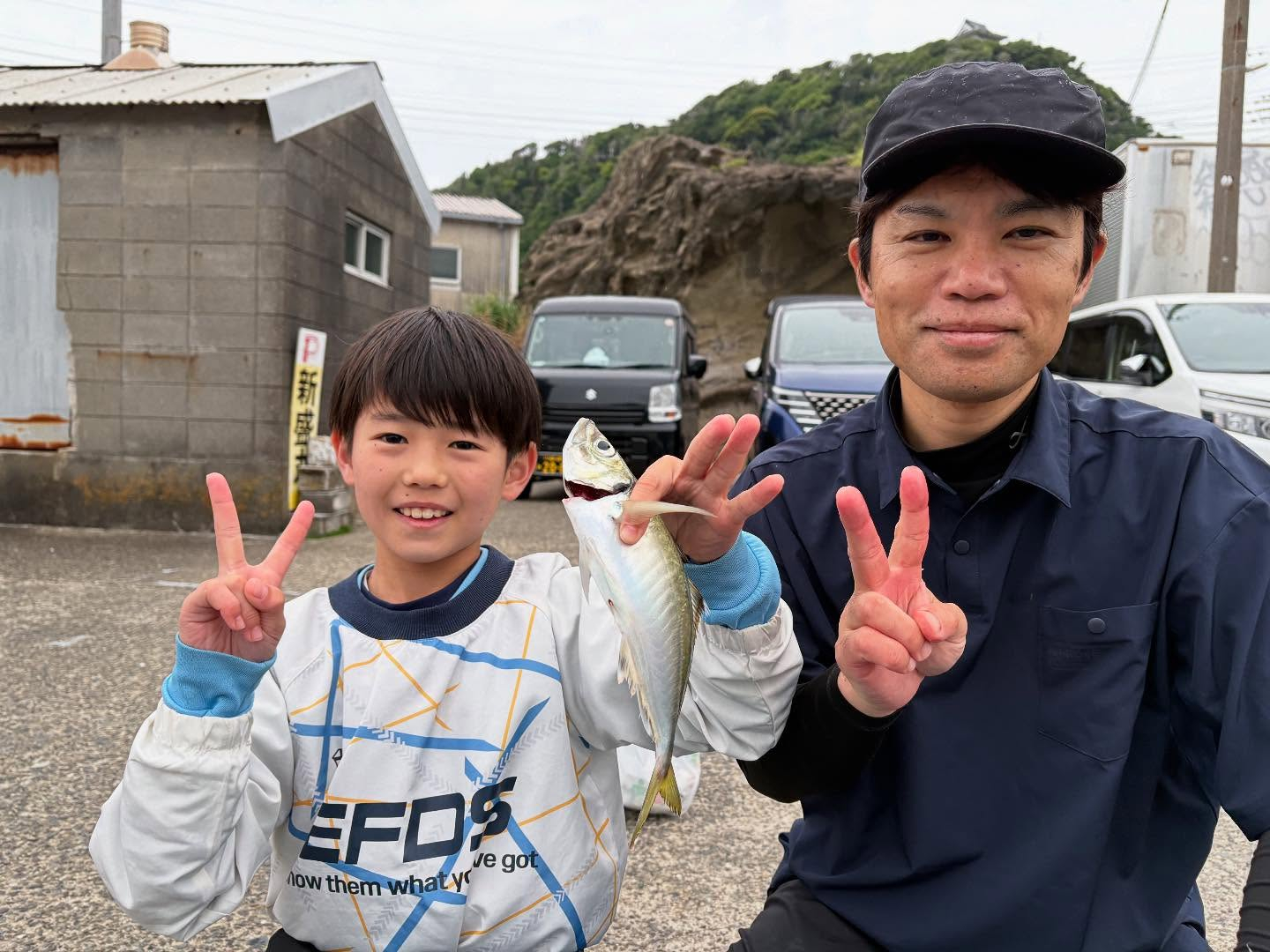 アジイサキ船とファミリーアジ船