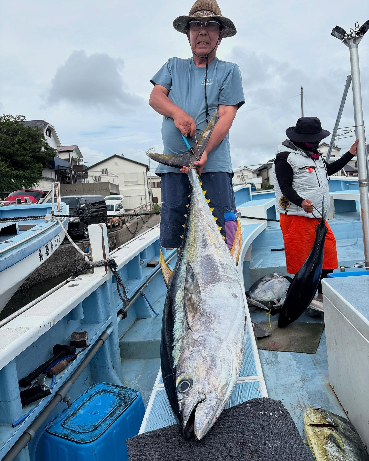 フカセのキハダマグロ船