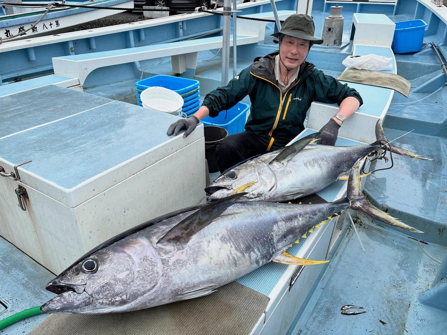フカセのキハダマグロ船