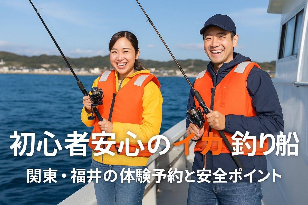 イカ釣り船の初心者が安心して釣れる体験プランと料金比較｜関東・福井の予約方法と安全ポイント