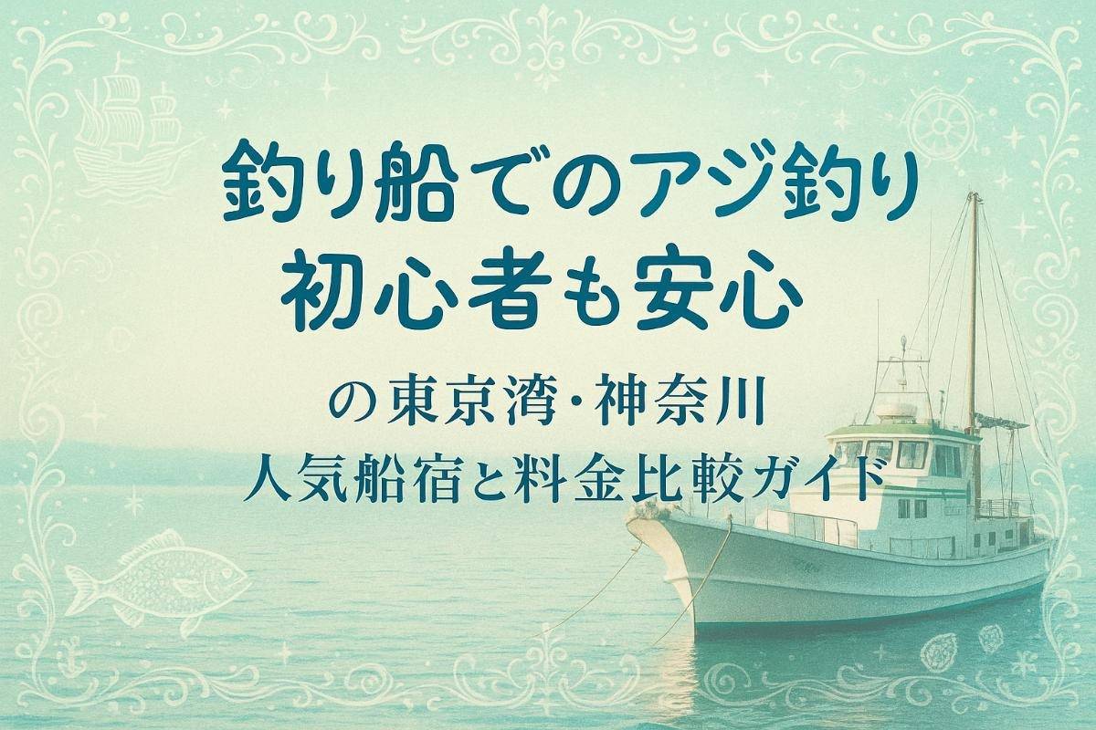 釣り船でのアジ釣り初心者も安心の東京湾・神奈川人気船宿と料金比較ガイド
