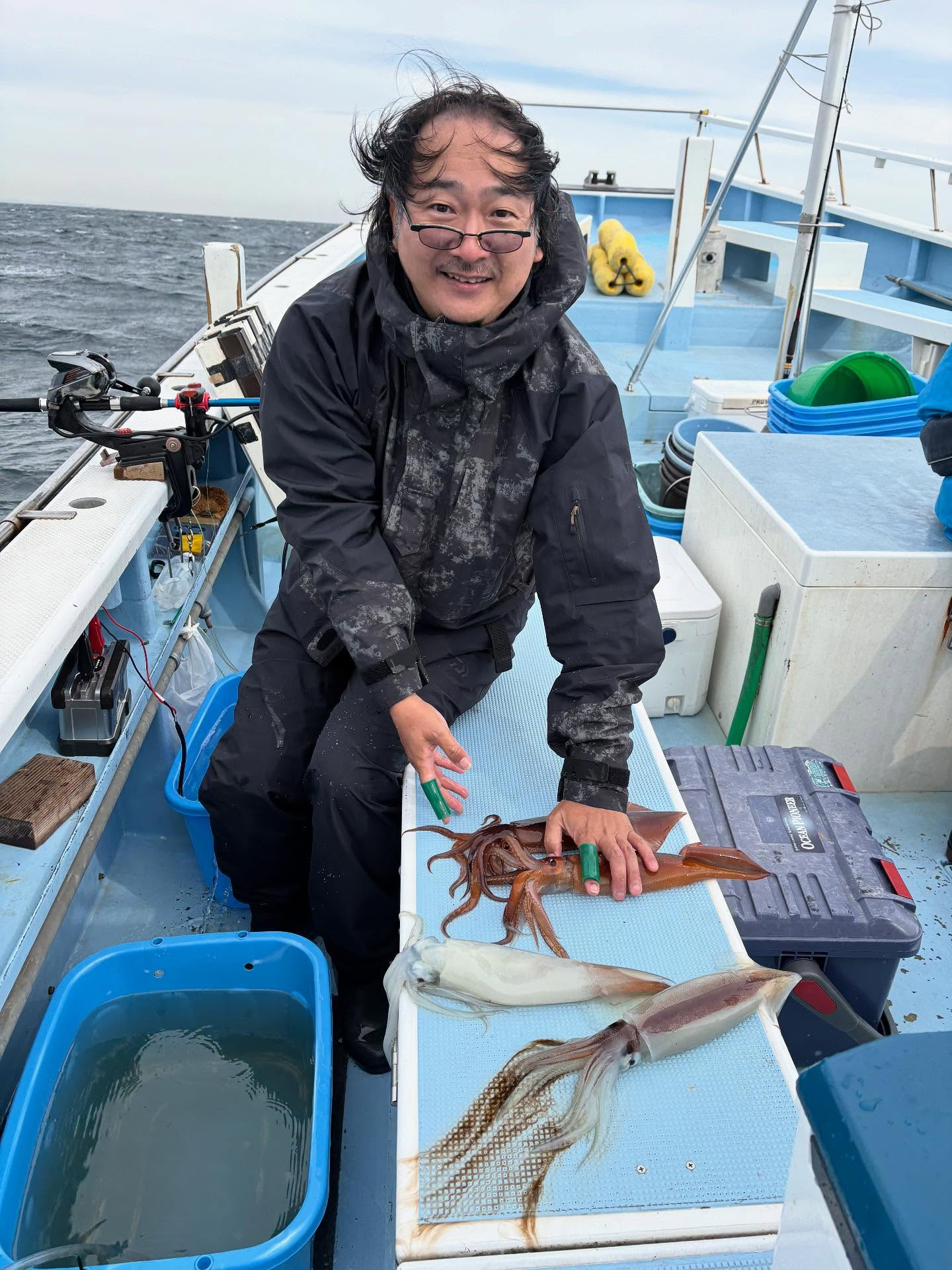 スルメとヤリ船