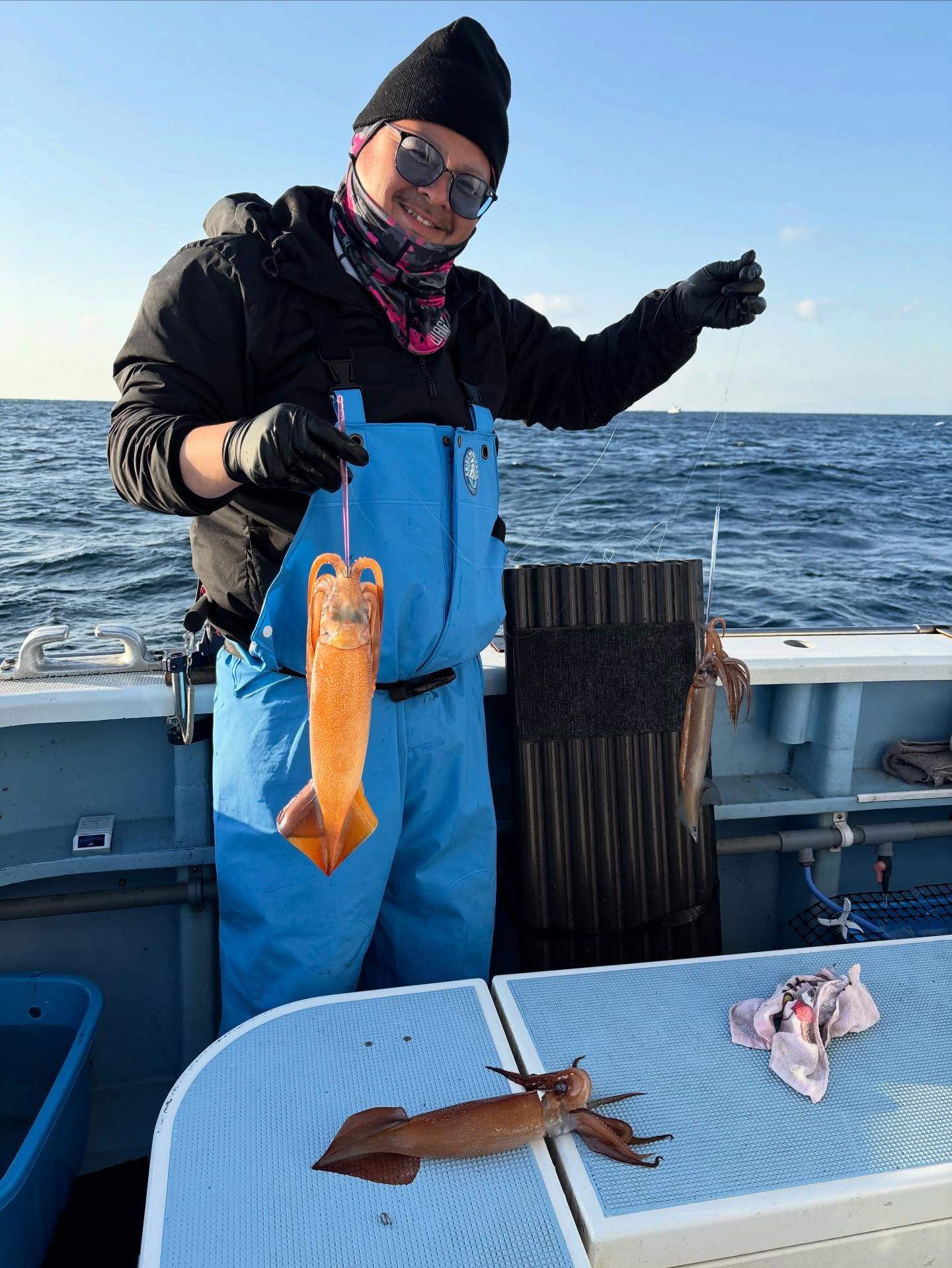 １１月３０日（日）スルメイカ/ヤリイカ/マダイ