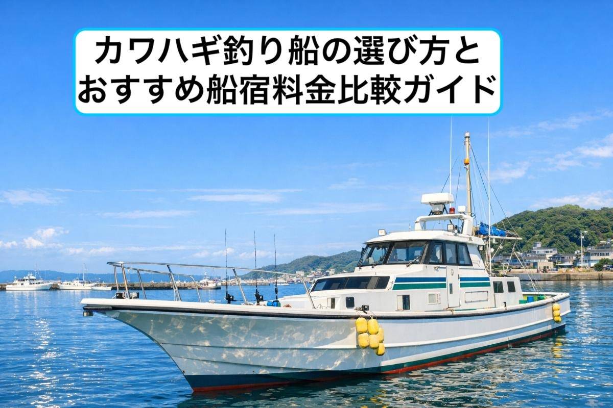 カワハギ釣り船の選び方とおすすめ船宿・料金比較ガイド