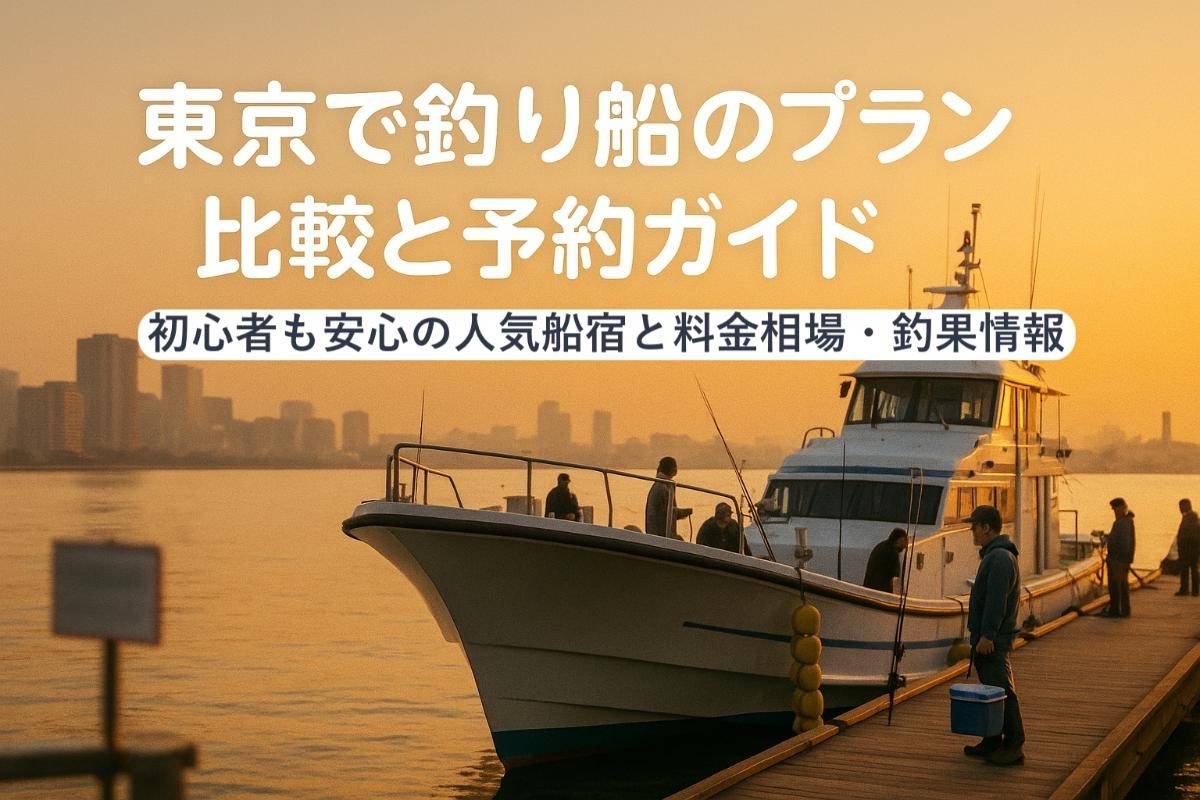 東京で釣り船のプラン比較と予約ガイド｜初心者も安心の人気船宿と料金相場・釣果情報