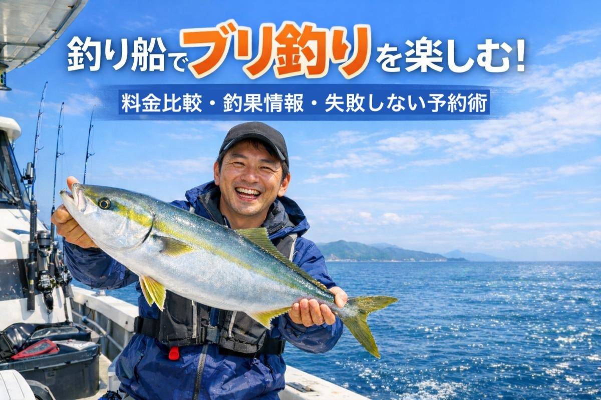 釣り船でブリ釣りを楽しむ!料金比較・釣果情報・失敗しない予約術