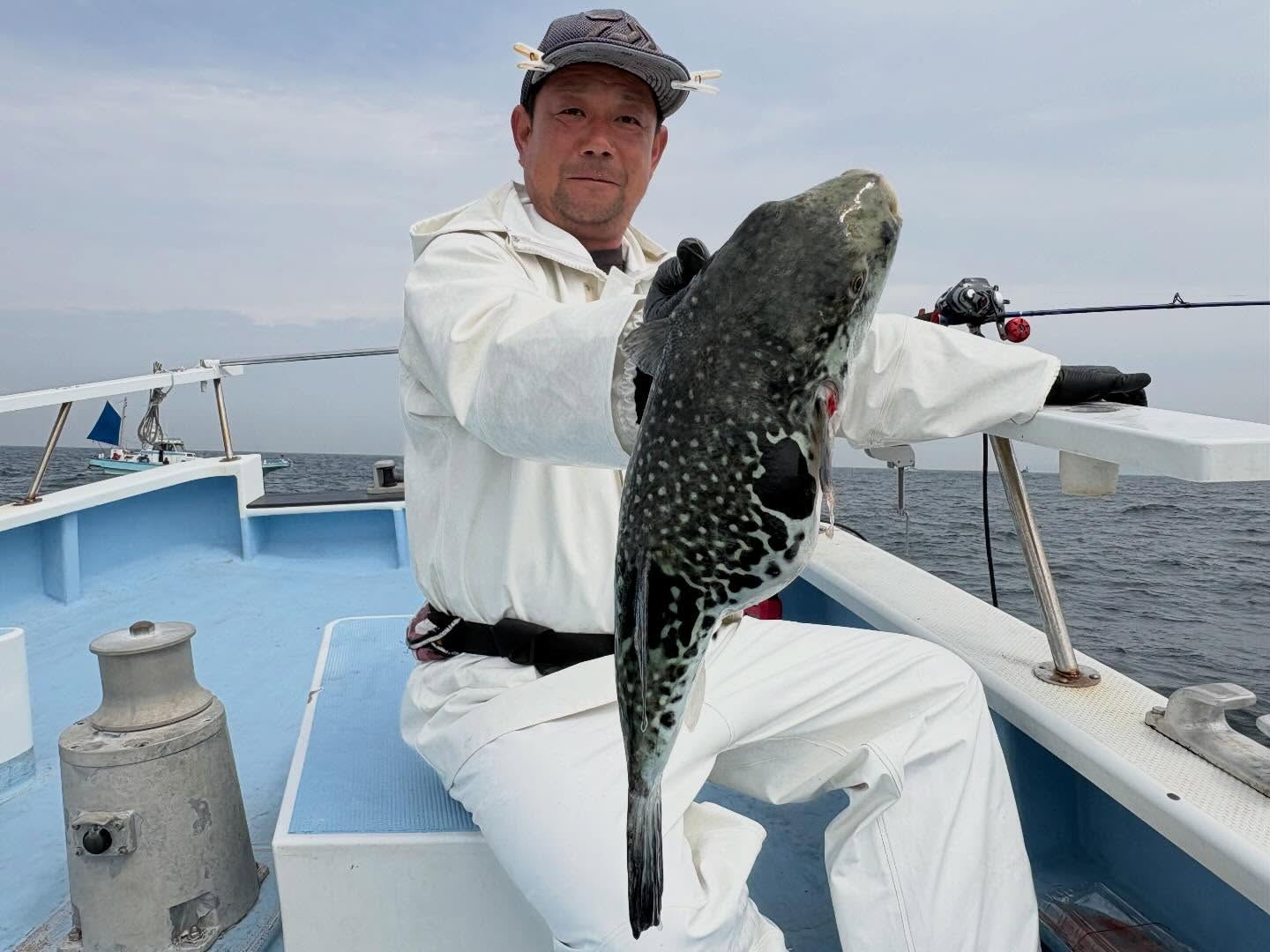 マダイ船とトラフグ船