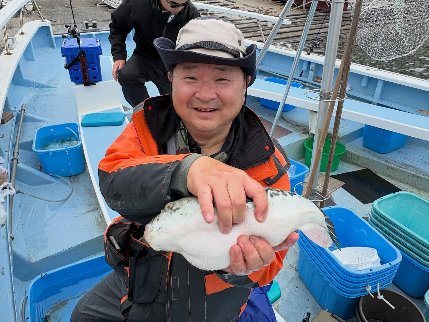 マダイ船とトラフグ船